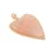 Gold & Rose Quartz Heart Pendant by Bead Landing™